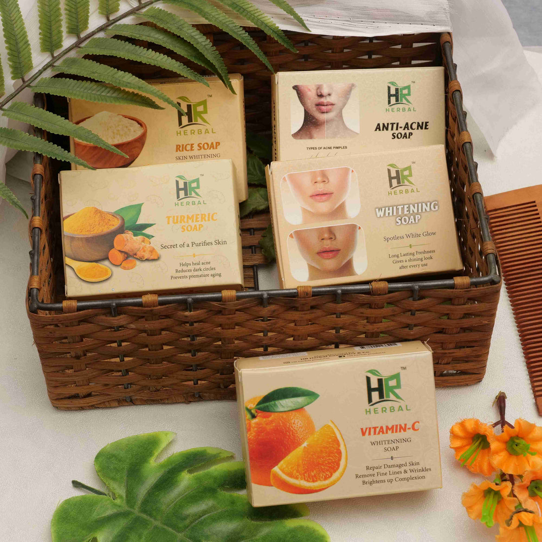 HR HERBALS Premium Handmade Soap Collection